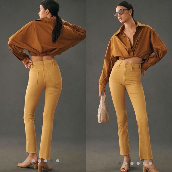 MOTHER The Hustler Ankle Fray Jeans | 30 | Tinsel | Anthropologie - Picture 2 of 15